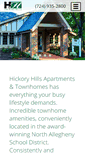 Mobile Screenshot of hickoryhillsapts.com